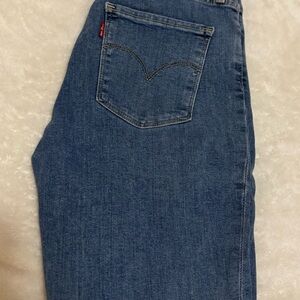 Levi's 721 Stretchy Light Blue Denim skinny Jeans